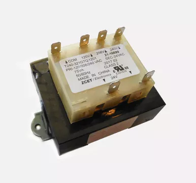 02K21-16699Transformer, 120/208/240-24V – Models SJ1011, SJ1021