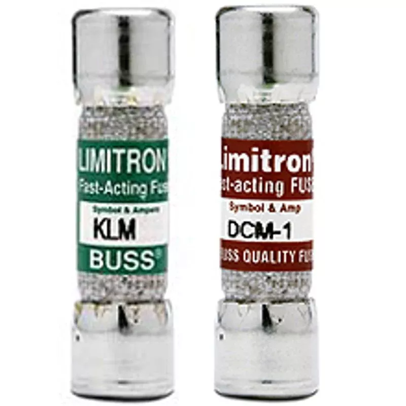 1A Fast Acting Midget Fuse, Class Supplemental, 600V By Eaton/Bussmann Series KLM-1