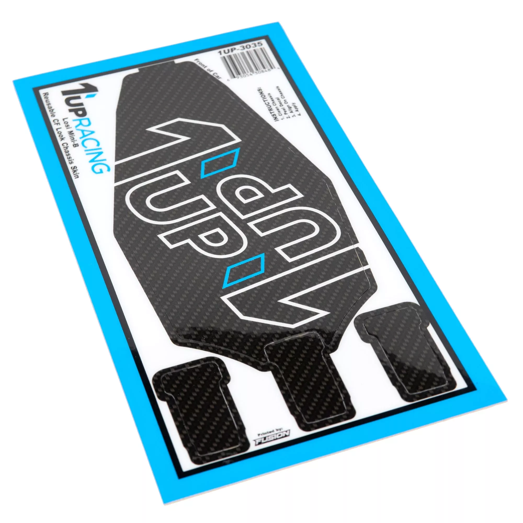 1up Racing CF Look Chassis Skin – Losi Mini-B