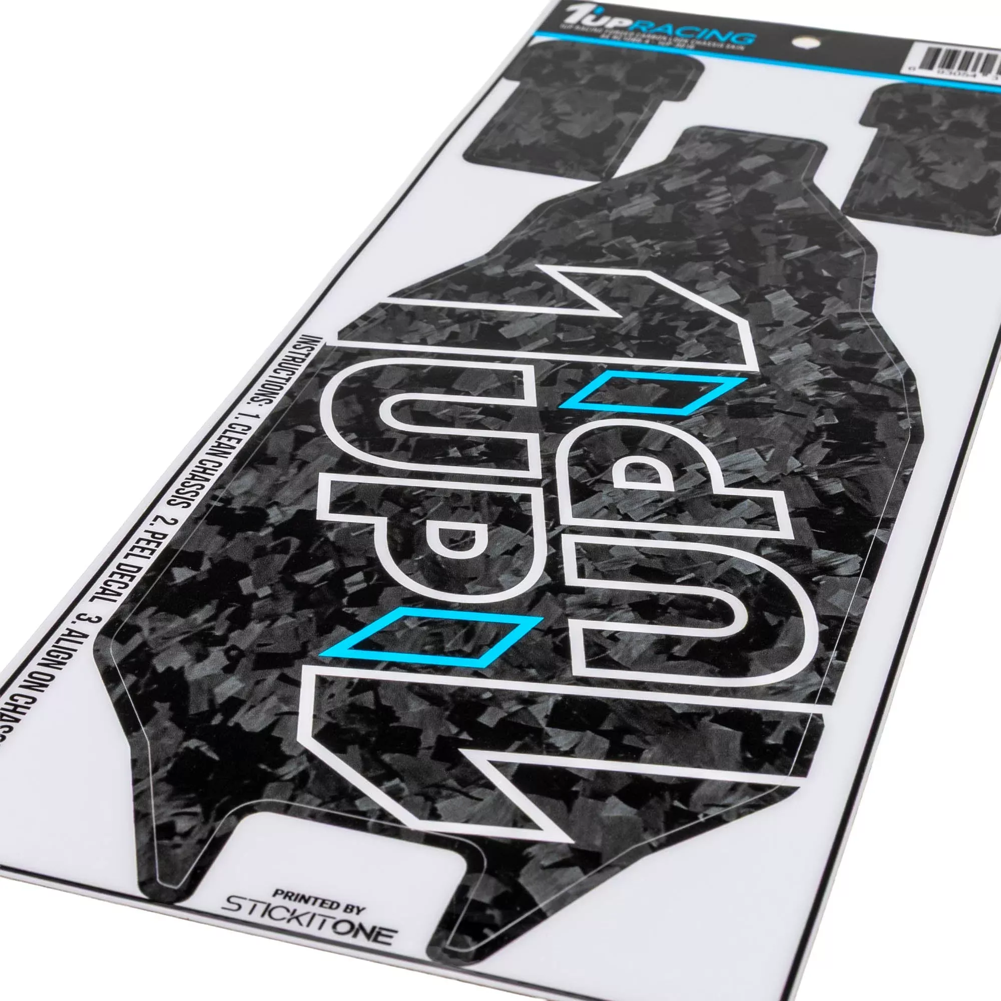1up Racing Forged Carbon Look Chassis Skin – AE RC10B6.4