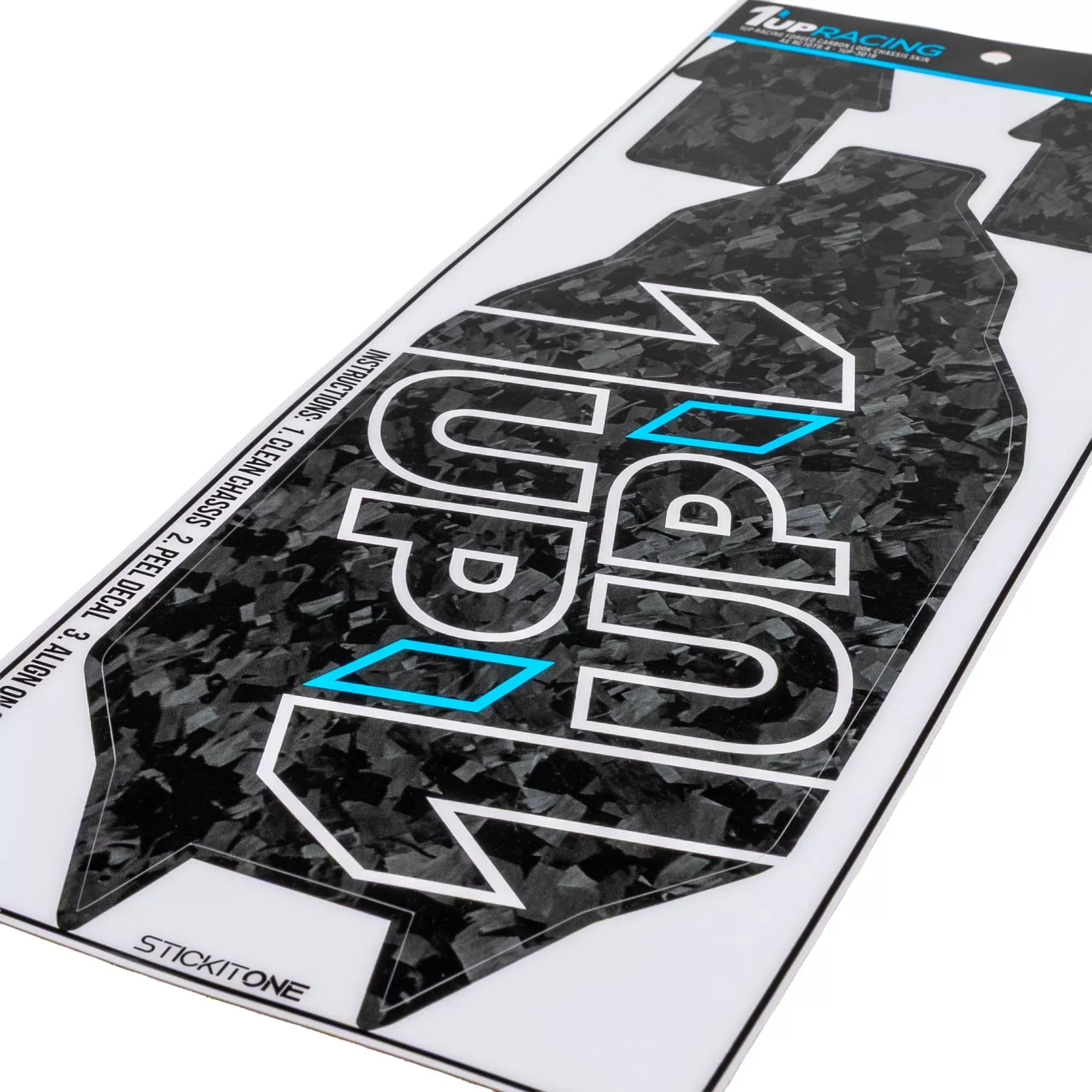 1up Racing Forged Carbon Look Chassis Skin – AE RC10T6.4