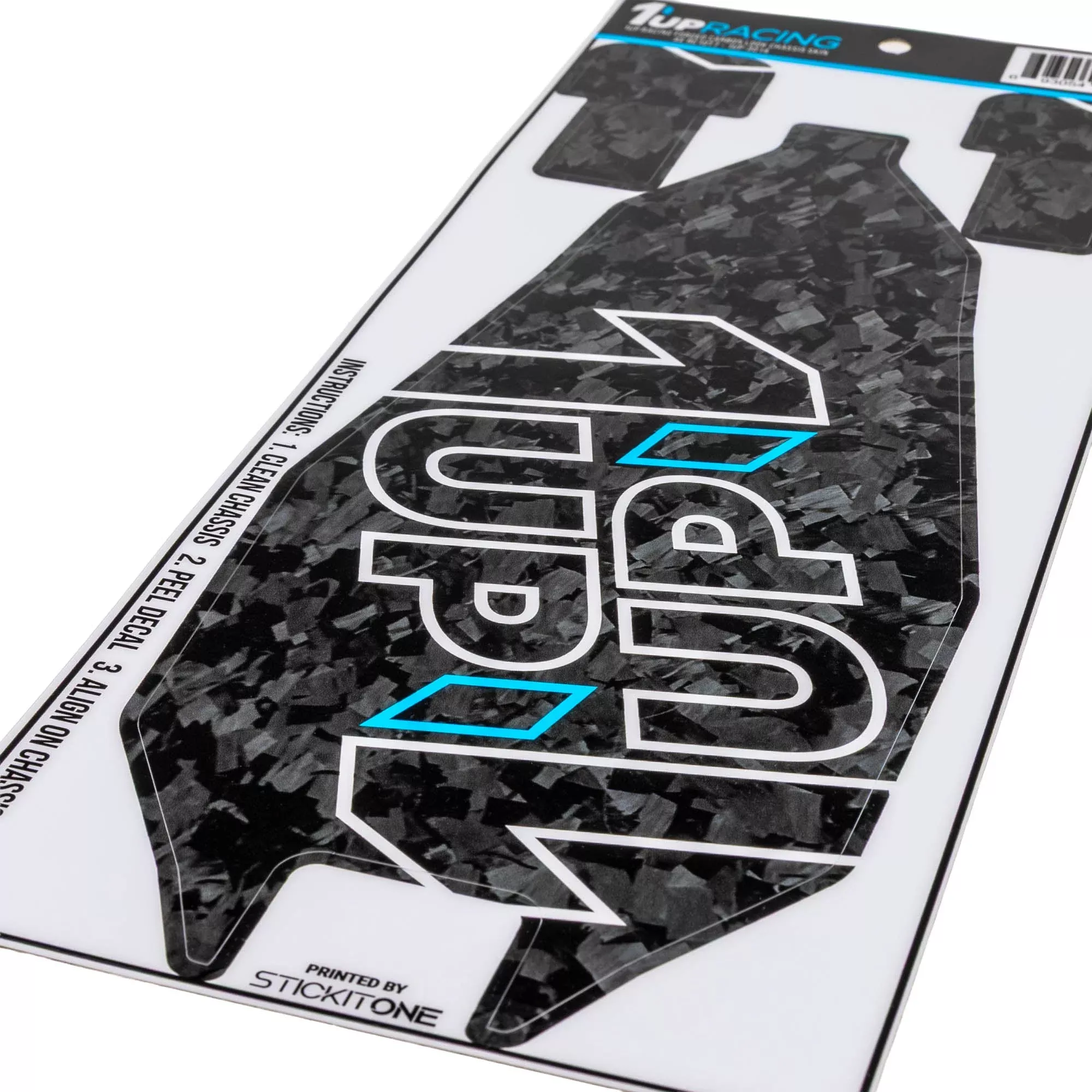 1up Racing Forged Carbon Look Chassis Skin – AE RC10T7