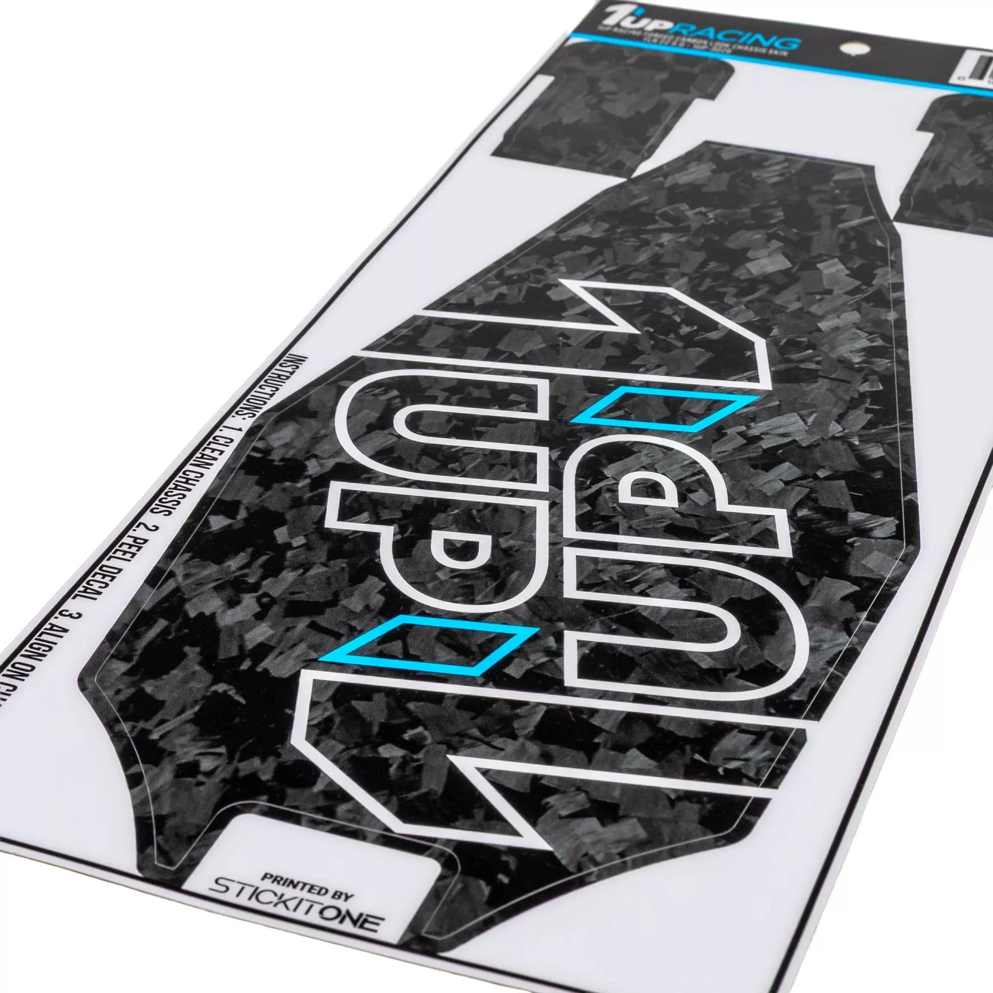 1up Racing Forged Carbon Look Chassis Skin – TLR 22 5.0