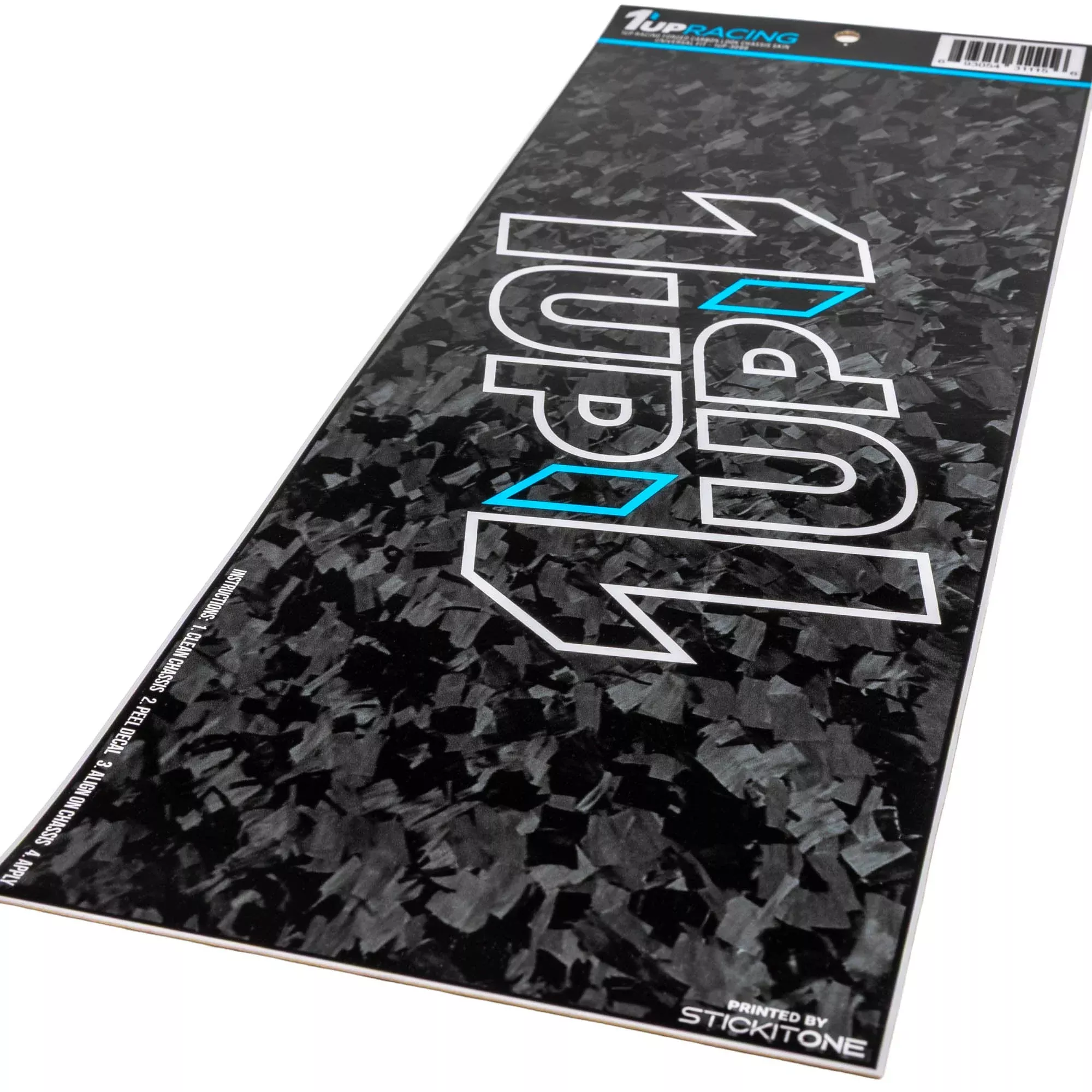 1up Racing Forged Carbon Look Chassis Skin – Universal Fit
