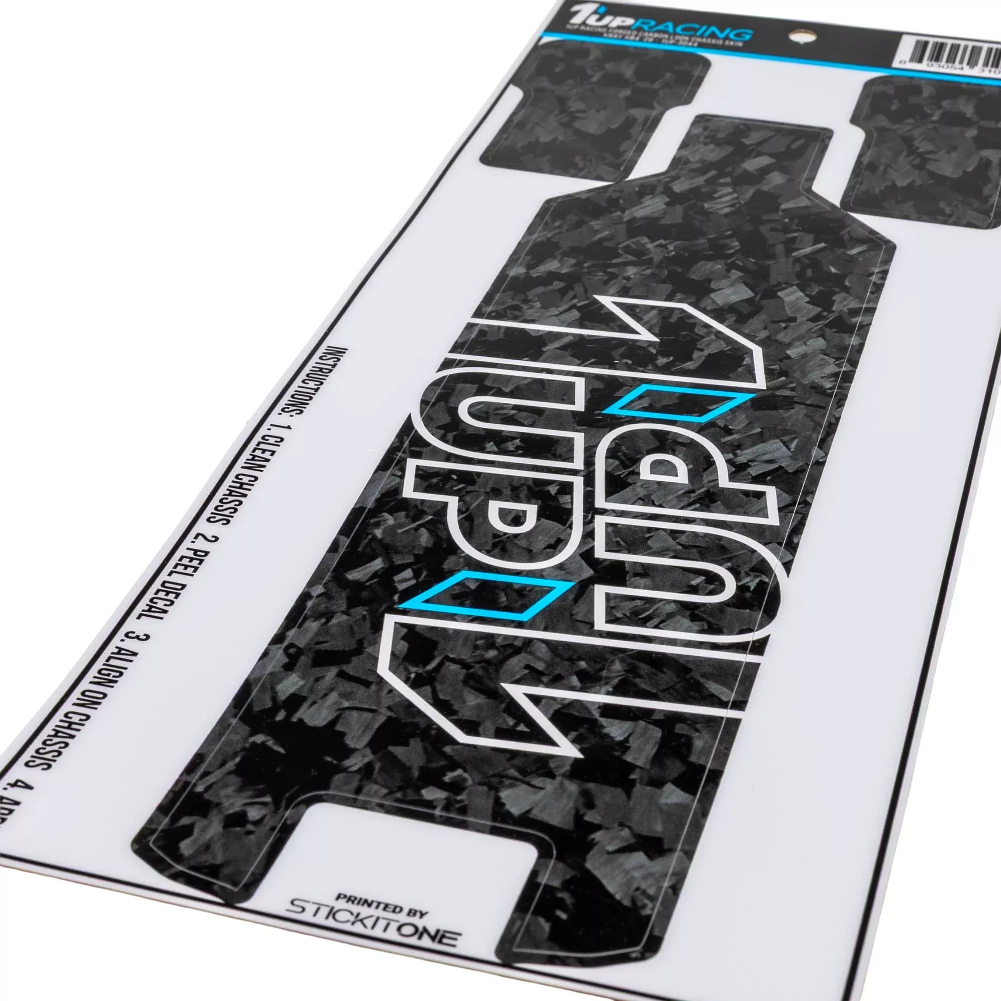 1up Racing Forged Carbon Look Chassis Skin – XRAY XB4 ‘26