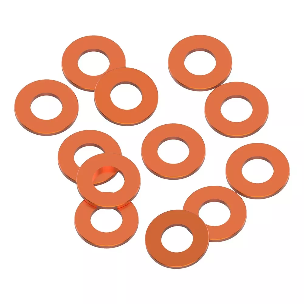 1up Racing Precision Aluminum Shims – 3x6x0.50mm – Orange