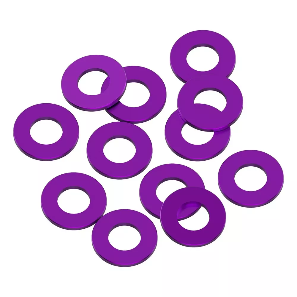 1up Racing Precision Aluminum Shims – 3x6x0.50mm – Purple