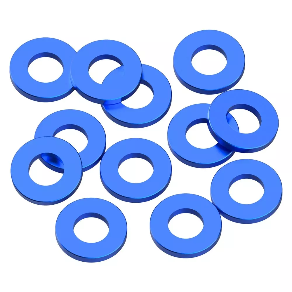 1up Racing Precision Aluminum Shims – 3x6x0.75mm – Dark Blue