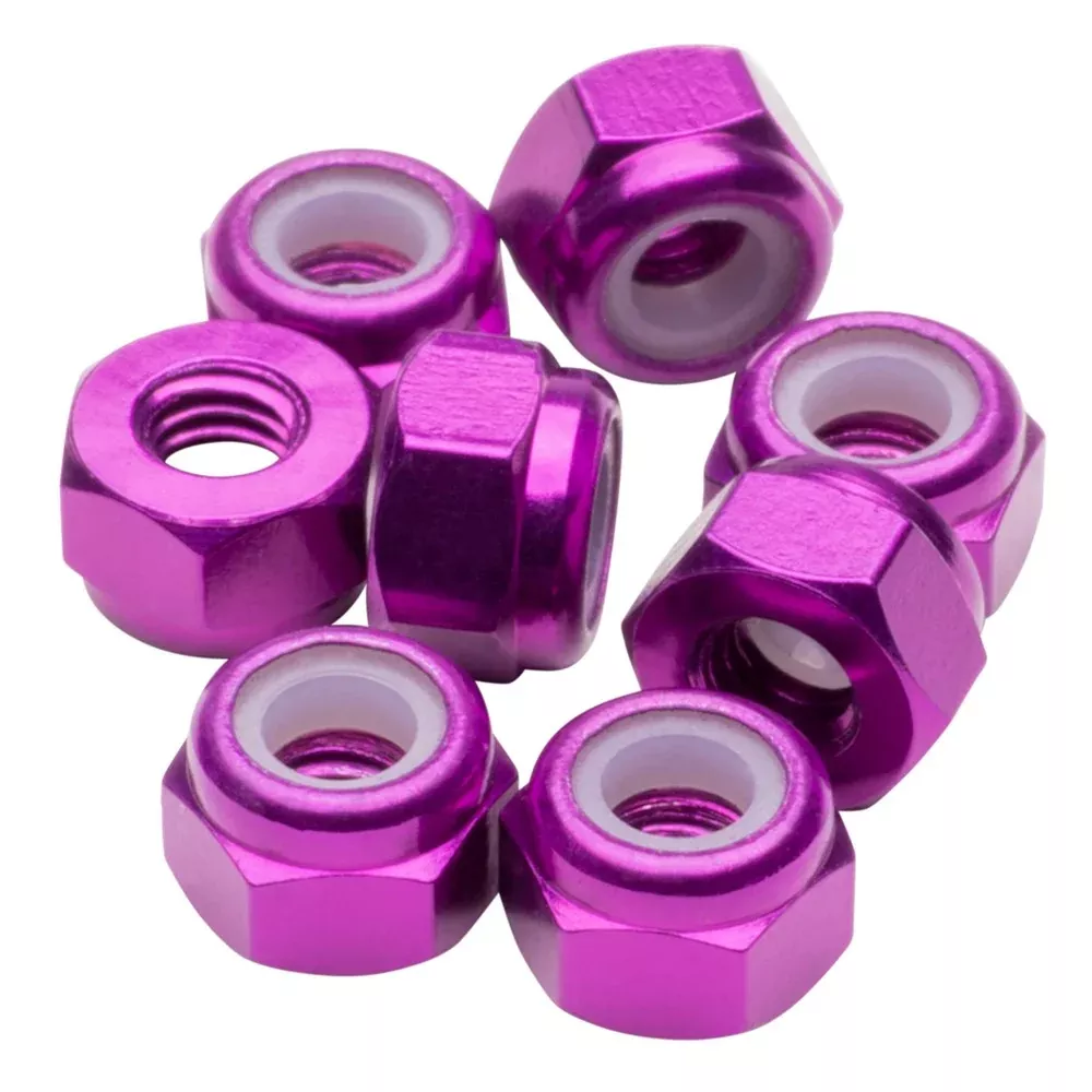1up Racing Premium Aluminum Locknuts M3 – Purple