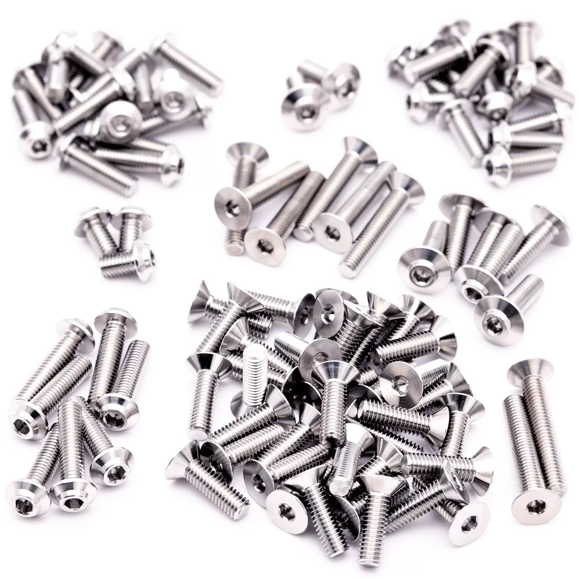 1up Racing Pro Duty Titanium Complete Screw Set – AE DC10