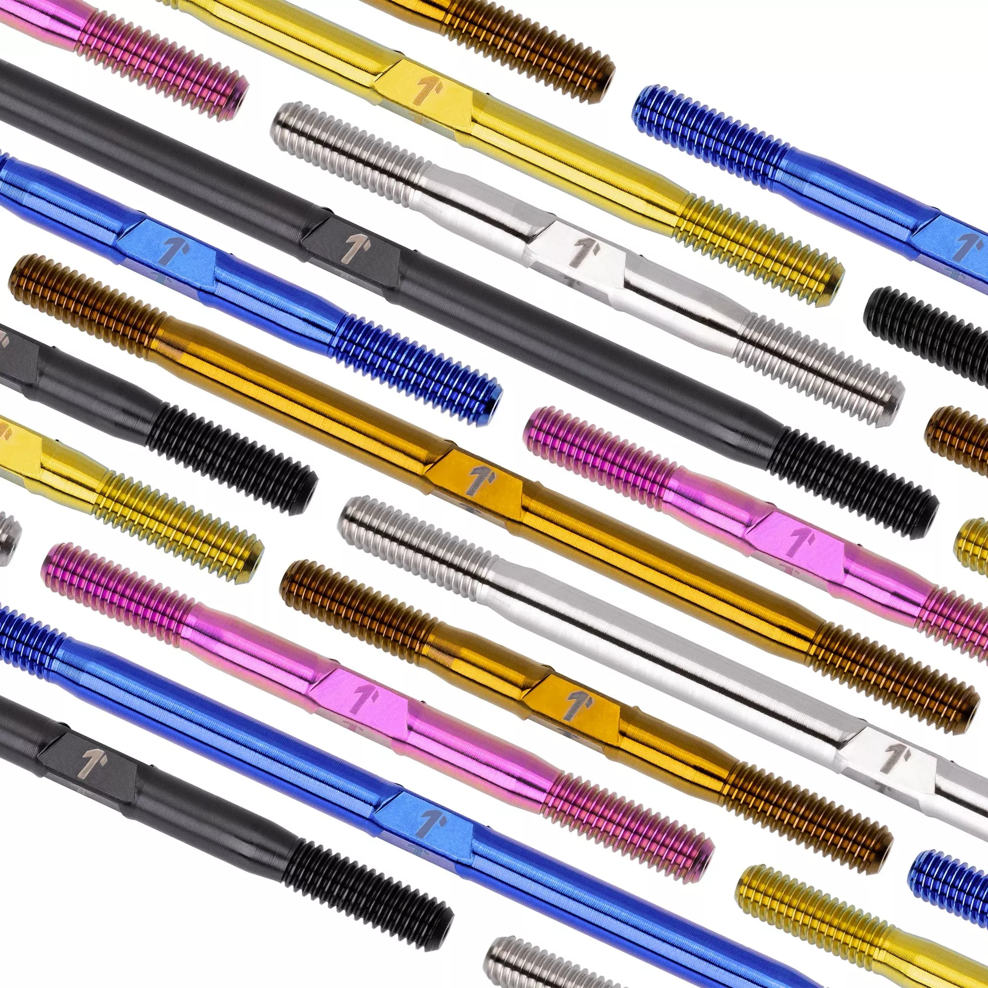 1up Racing Pro Duty Titanium Turnbuckles – M3.5 Pairs