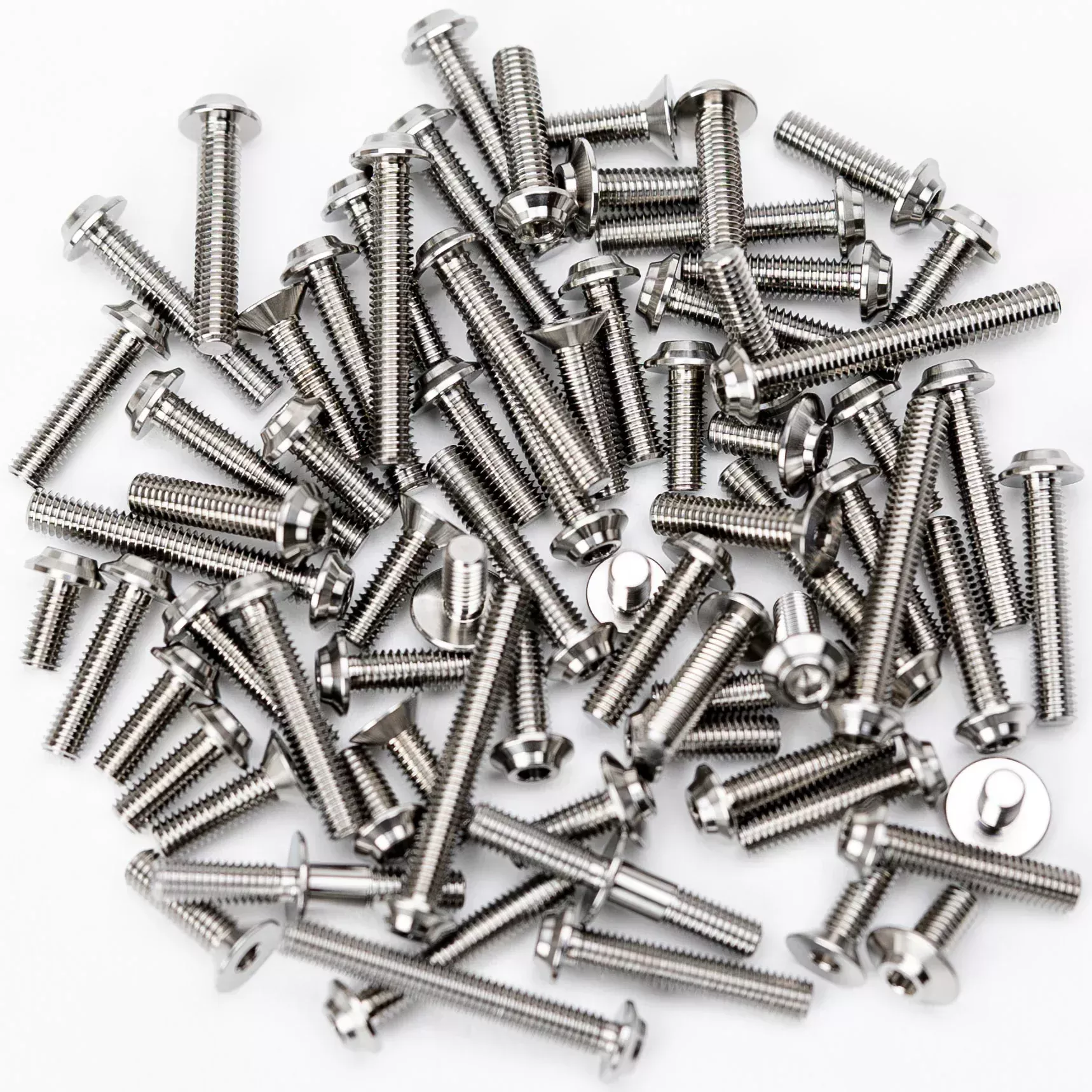 1up Racing Pro Duty Titanium Upper Screw Set – TLR 22X AC – 85pcs