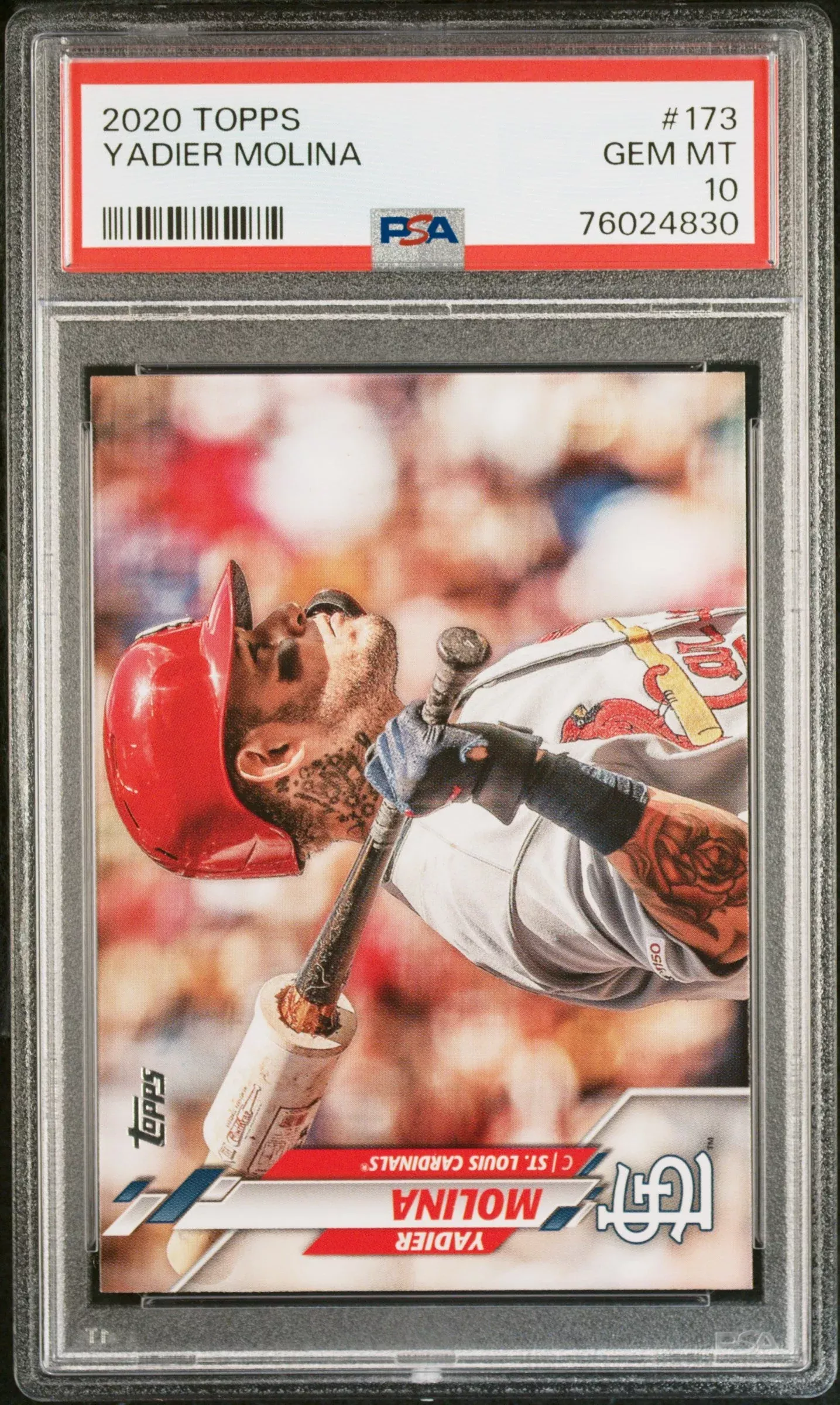 2020 TOPPS YADIER MOLINA#173 - PSA 10