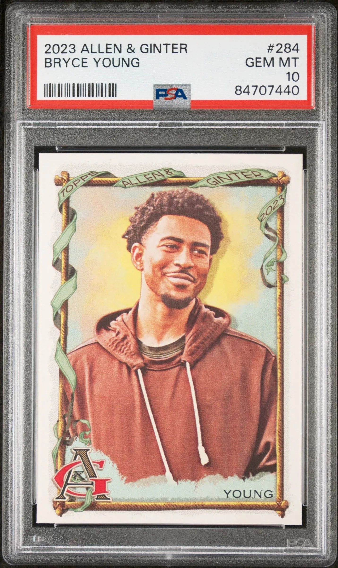 2023 TOPPS ALLEN & GINTER BRYCE YOUNG#284 - PSA 10 ROOKIE CARD