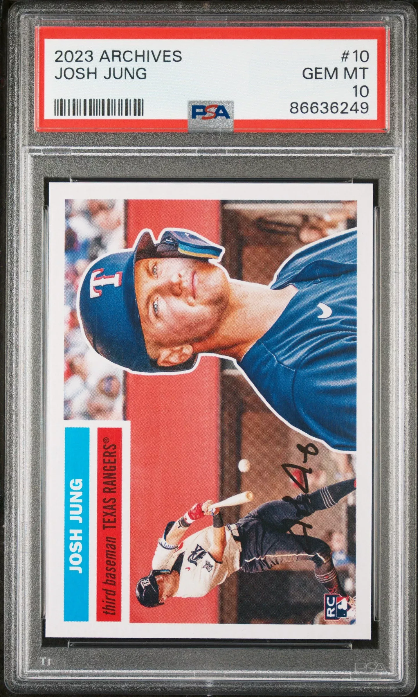 2023 TOPPS ARCHIVES JOSH JUNG#10 - PSA 10