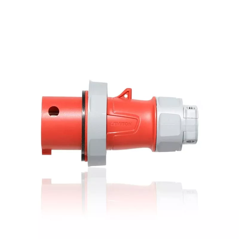 20A Pin & Sleeve Plug, 3P/4W, Red By Leviton 420P7WLEV