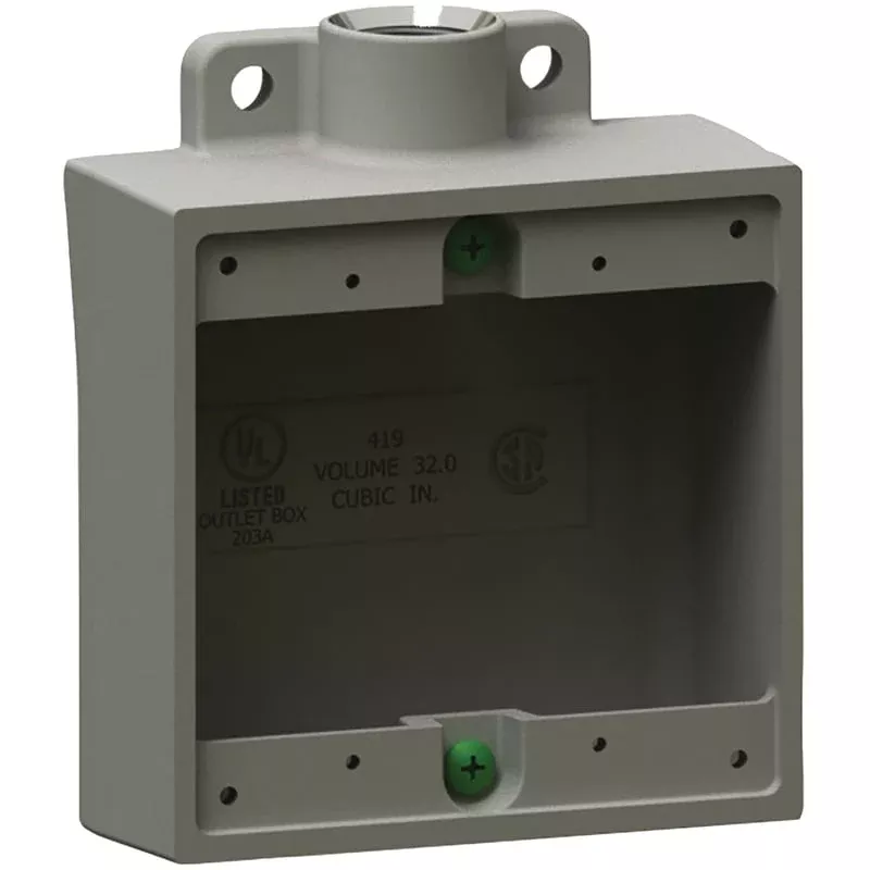 3/4″ 2FS 2-Gang AL Device Box By Hubbell-Killark 2FS-2