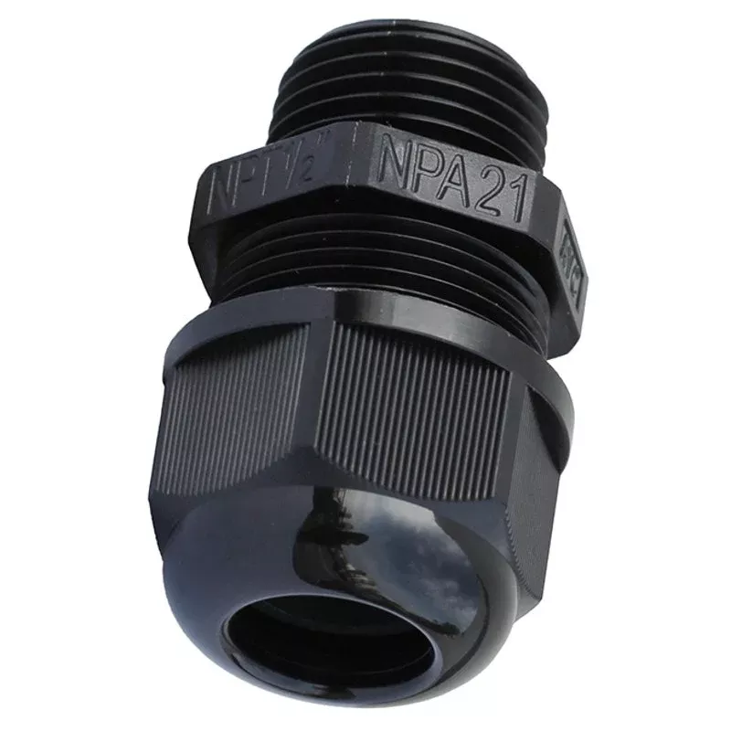 3/4″ Strain Relief Connector, Nylon, 0.551-0.709″ By Dottie NSR34L