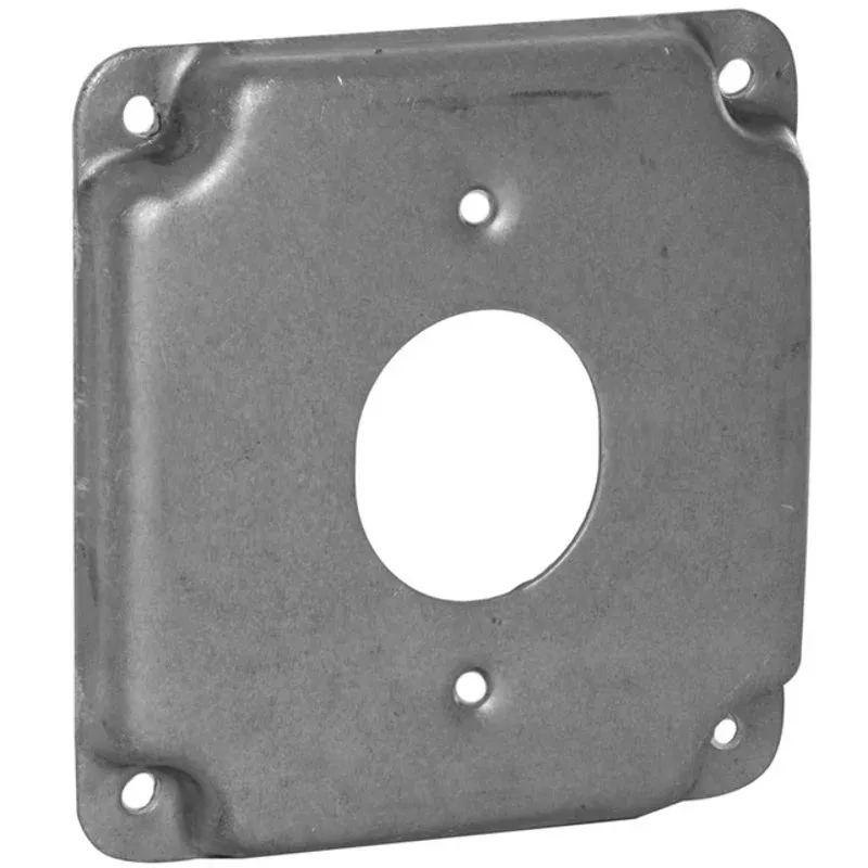 4″ Square Exposed Work Cover, (1) 20A Twist Lock Receptacle By Appleton 8379