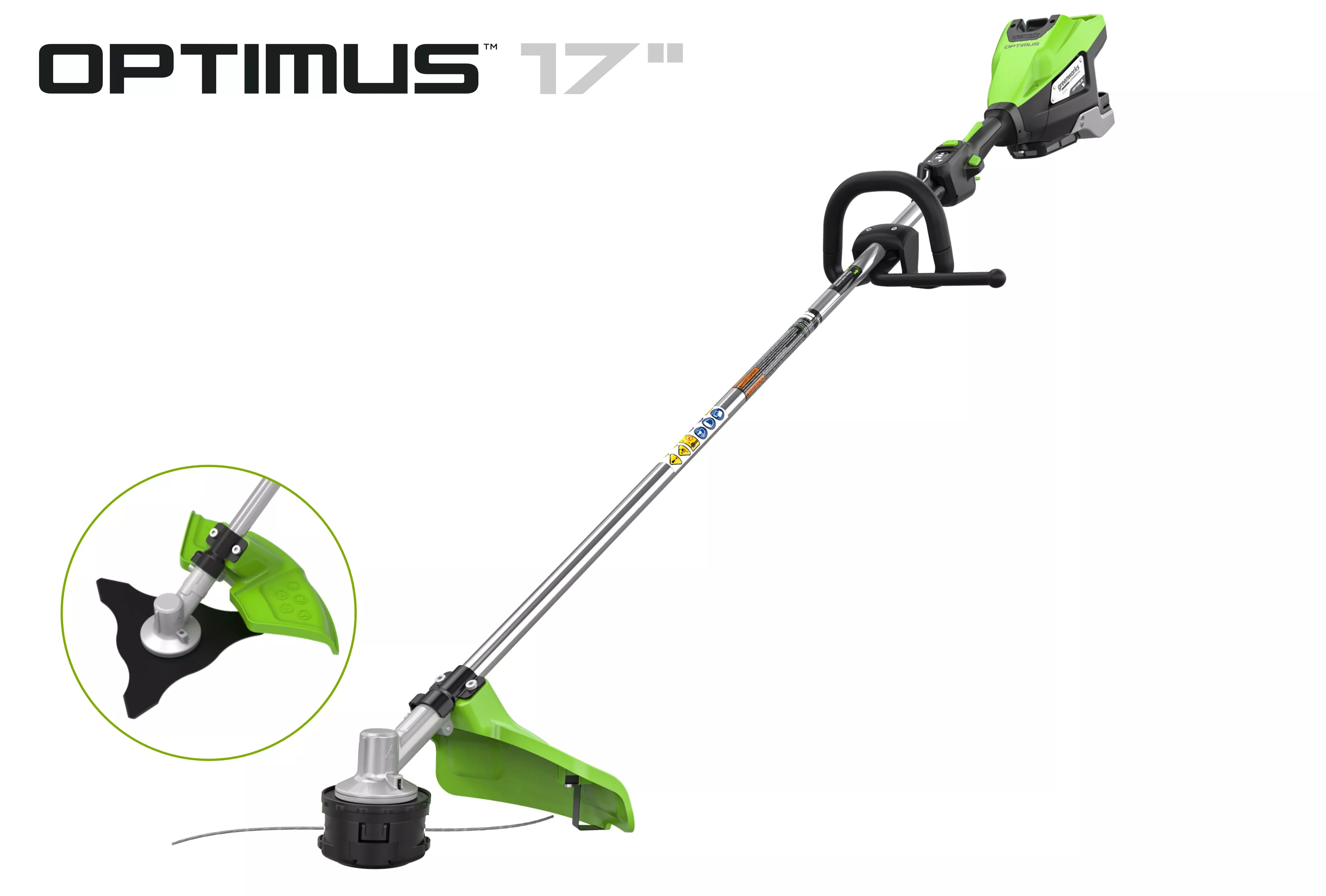 82V OPTIMUS 2.0kW 17" String Trimmer Brush Cutter | ST201