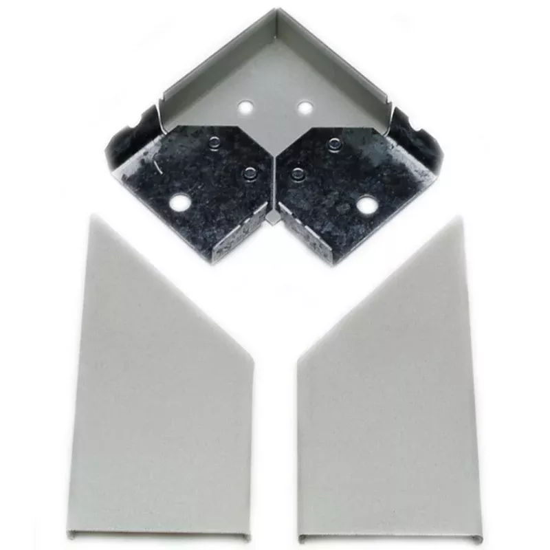 90° Flat Elbow / 2400 Series Raceway, Steel, Ivory By Wiremold V2411M