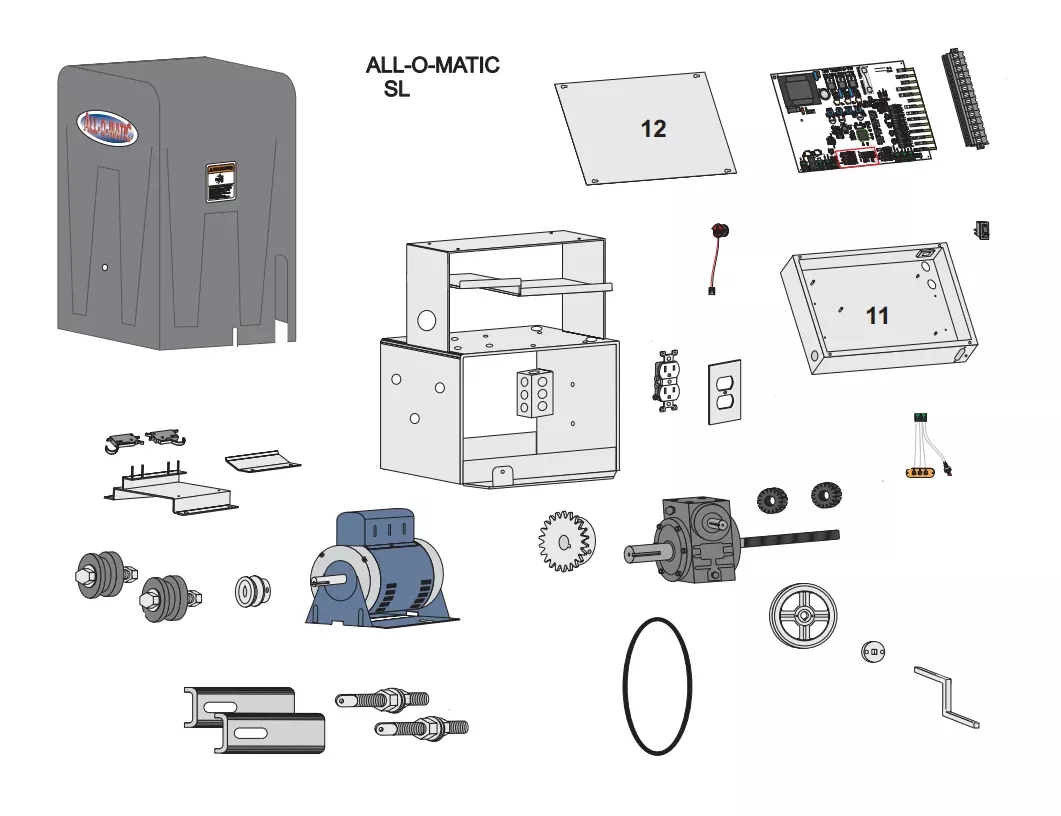 All-O-Matic ASP-151 ACCESSORY SHELF PLATE