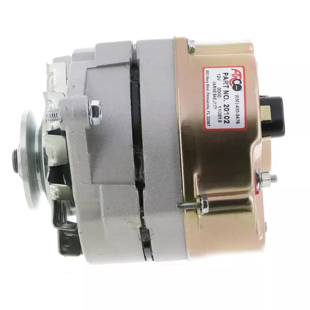 ARCO Marine Premium Replacement Alternator w/Single Groove Pulley – 12V 70A [20102]