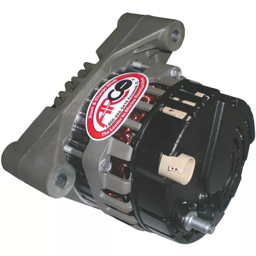 ARCO Marine Premium Replacement Inboard Alternator w/55mm Multi-Groove Pulley – 12V 65A [60073]