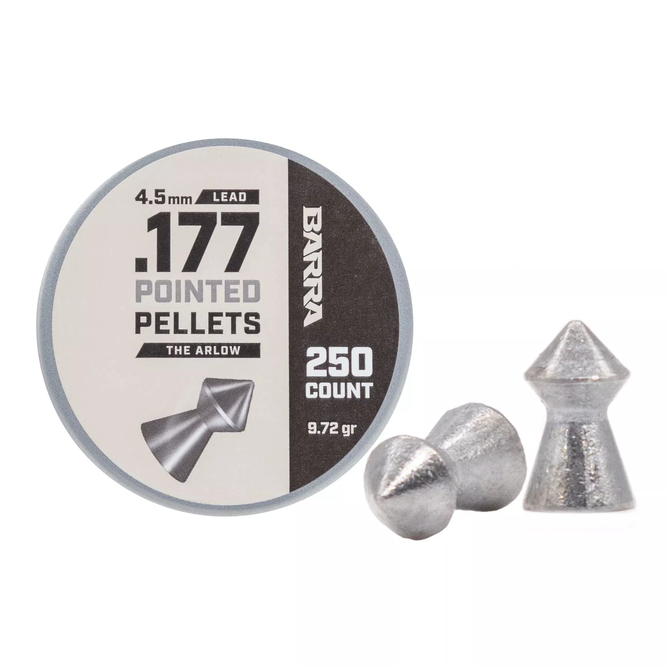 Arlow Pointed Tip .177 Caliber Pellets – 250 Count
