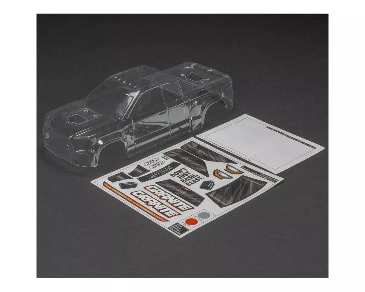 Arrma ARA-1620 Granite 223S Trimmed Body (Clear)