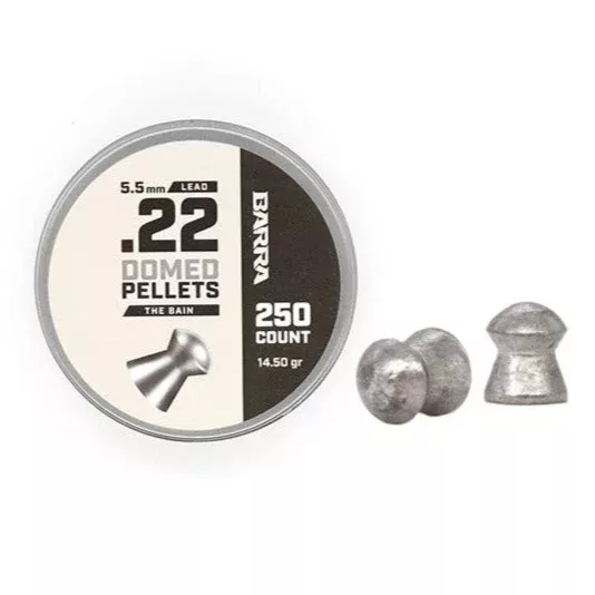 Bain Domed .22 Caliber Pellets – 250 Count