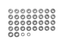 Ball Bearing Set for 1/14 Scale R/C 8x4 Truck Chassis [56561]