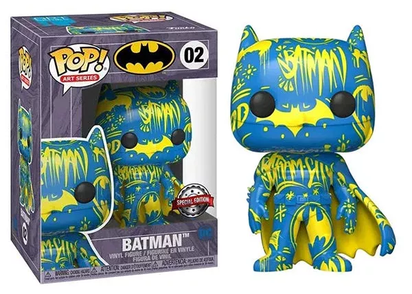 Batman 02 Artist Series Blue & Yellow in Pop Stack -Target Exclusive