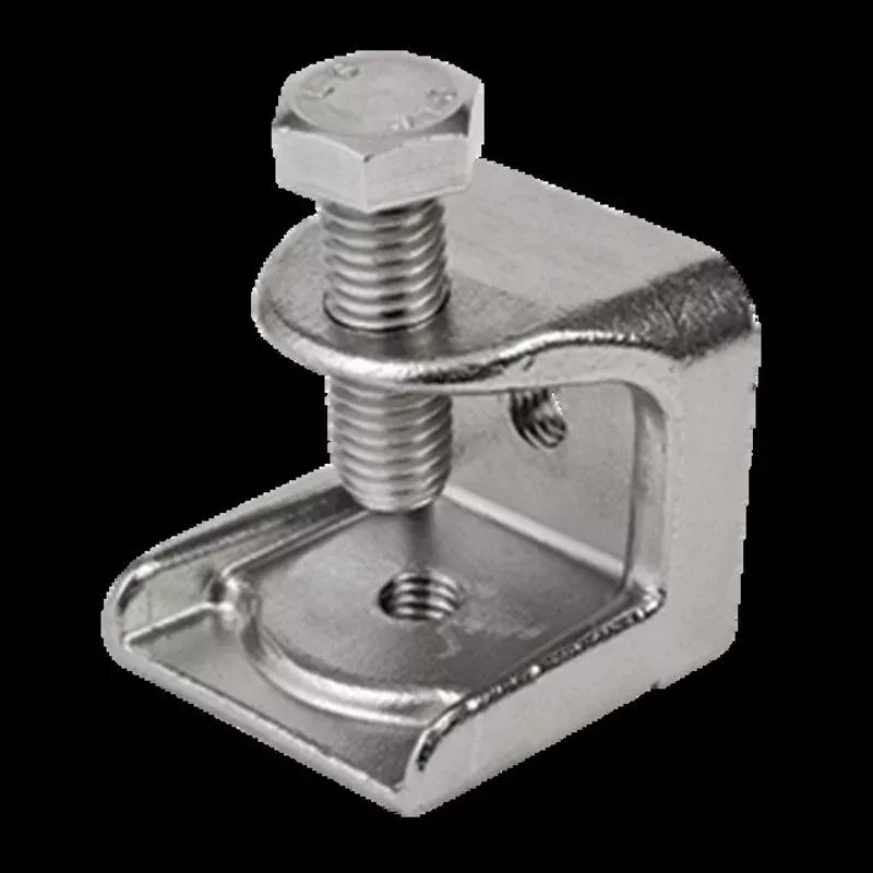 Beam Clamp, 3/8″, Rod Size 1/2″, Stainless Steel By Calbrite S60300BC00
