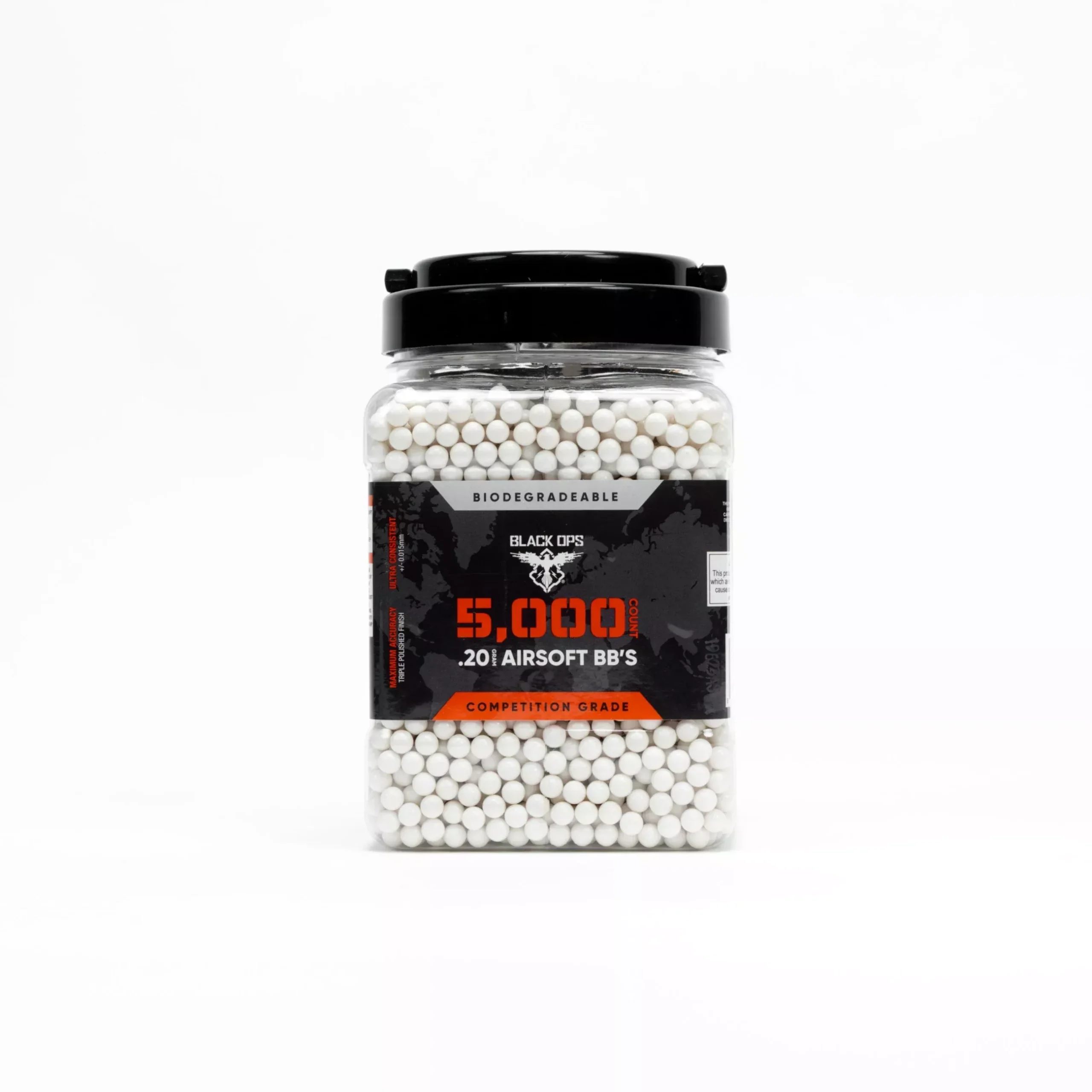 Biodegradable Airsoft 6mm/.20g BBs - 5,000 Count