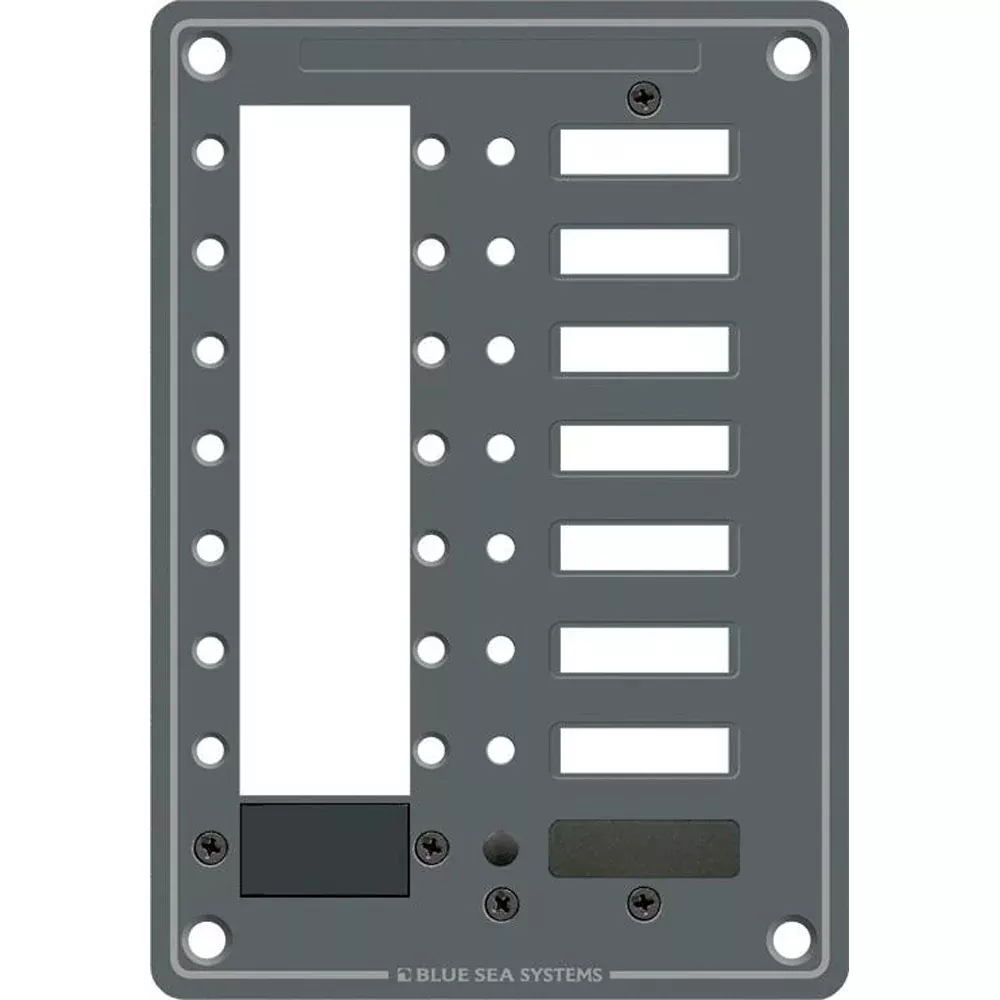 Blue Sea 8087 8 Position DC C-Series Panel – Blank [8087]