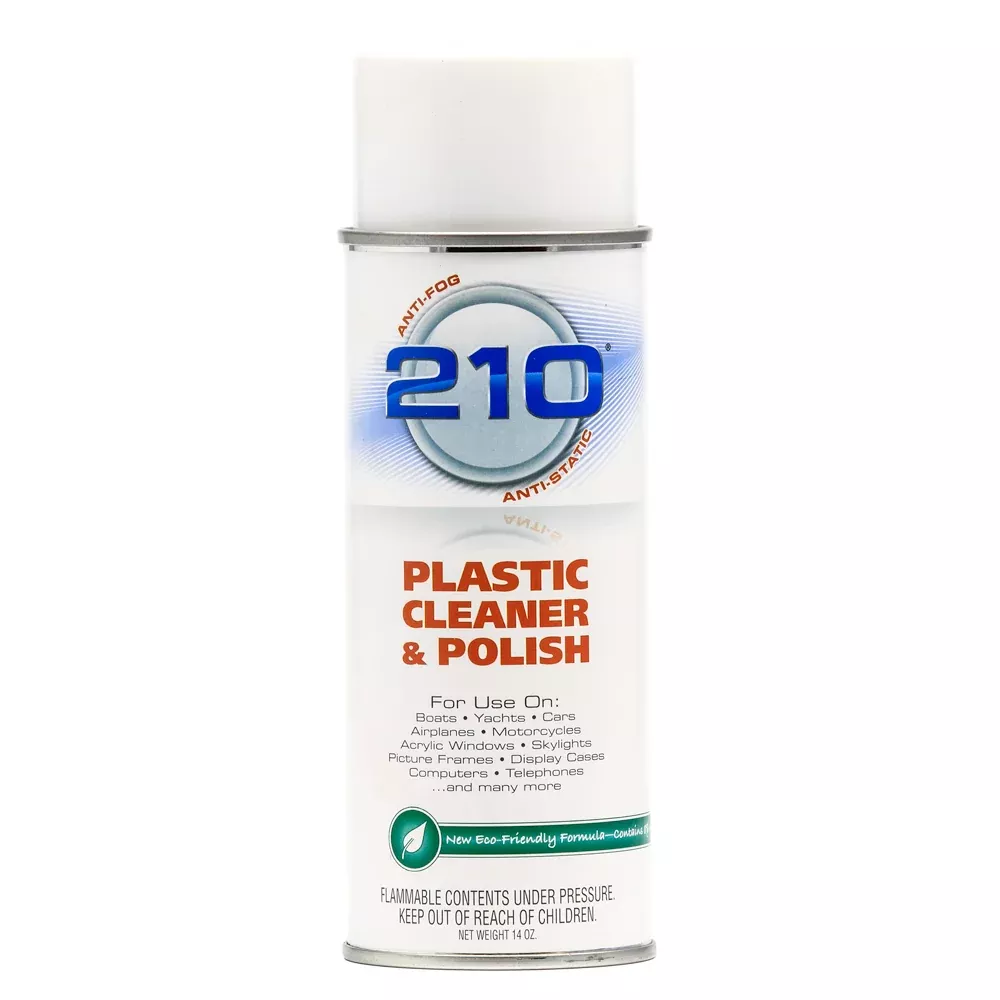 Camco 210 Plastic Cleaner Polish 14oz Spray [40934]
