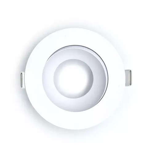 Canolight CL-DL3-T3R-WH, 3'' Tiltable Round Frame With Trim for DL3 Series, White