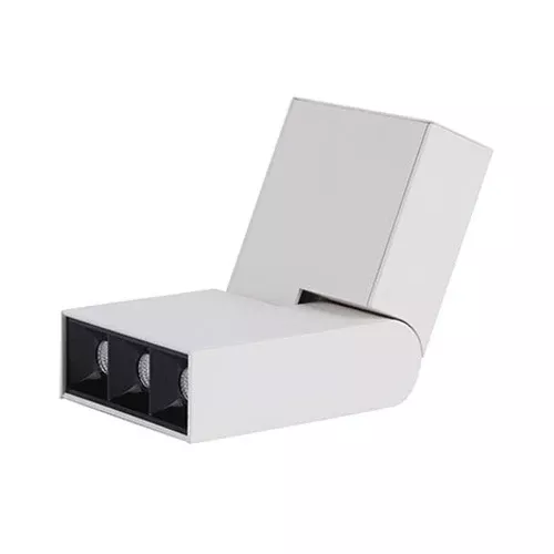 Canolight CL-fold03-4000-WH, Fold03 Standard Magnetic Light Head, 4W, 382 Lumens, 4000K Cool White, 24VDC, 48 Deg. Beam, Dimmable, White