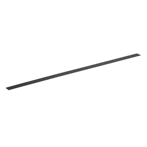 Canolight CL-Track Cover-R-BL, Track Cover 1 Meter, Snap Shiny Finish Version For The Recessed Track, Black