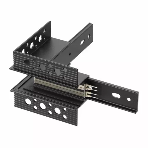 Canolight CL-Track-L-R-ULS-OUTER-BL, Ultra Slim Magnet Track Accessory, Recessed Outer Corner, Black