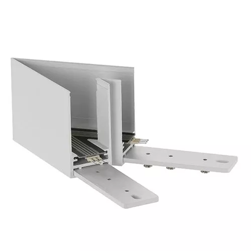 Canolight CL-TRACKS-L-45D-WH, Surface-Mount Standard Magnet Track Accessory, 45 Degree Corner, White