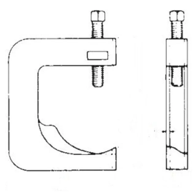 COND CLP FLG THICK 1/2-5/8 3/4-7/16 By Kindorf C-247