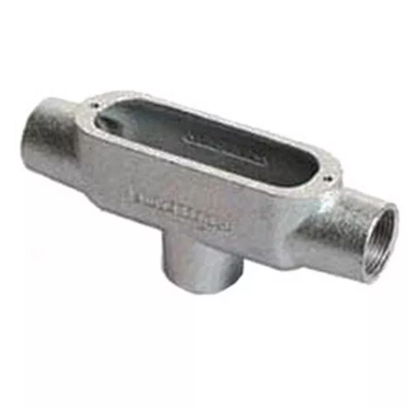 Conduit Body, Type TB, 3/4" Diameter, Form 7, Malleable Iron/Zinc By OZ Gedney 0ZGTB27