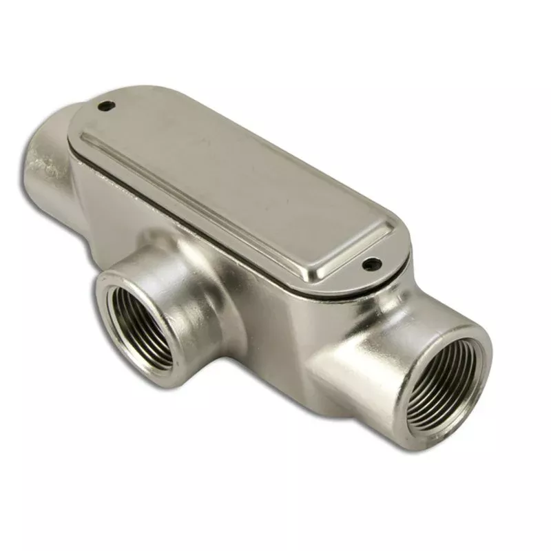 Conduit Body With Cover/Gasket, Type: T, FM8, Size: 1-1/2″ By Calbrite S61500TE00