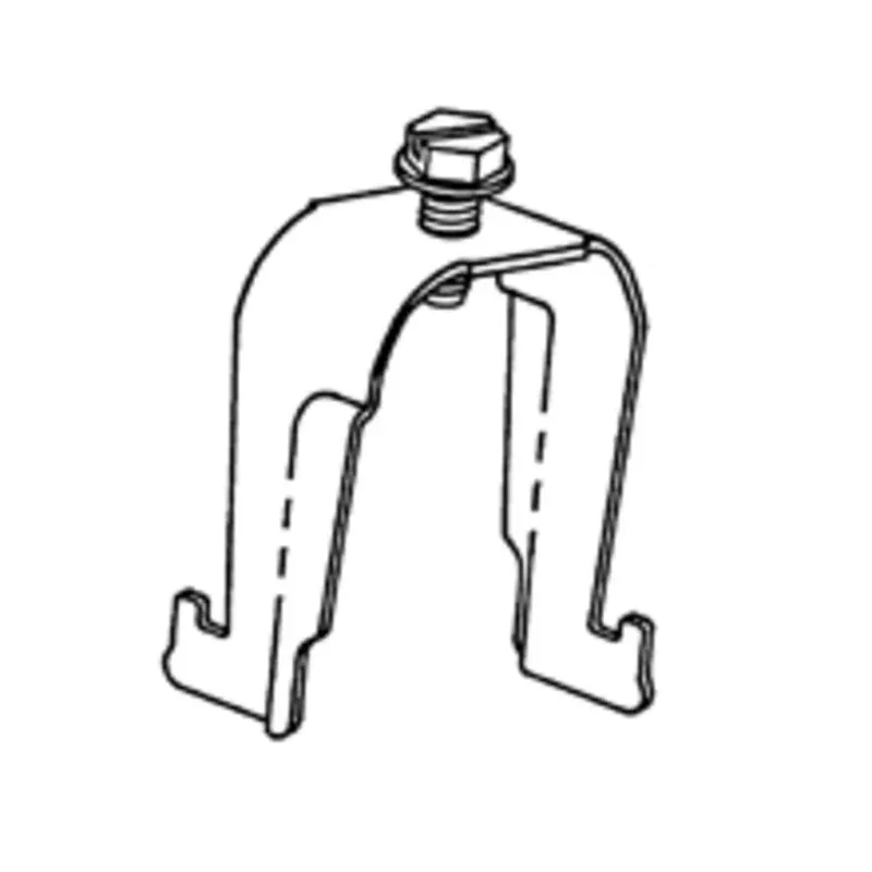 CONDUIT STRUT CLAMP, 1-IN. EMT, 3/4-IN. RIGID, WITHOUT SADDLE By Eaton B-Line B1516