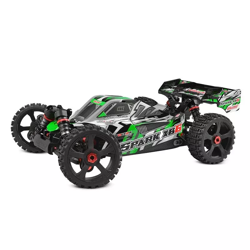 Corally COR00485-G Spark XB6 1/8 6S Basher Buggy, ROLLER, Green