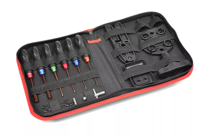 Corally RC Car Tool Set - Includes Tool Bag - 16pcs Total