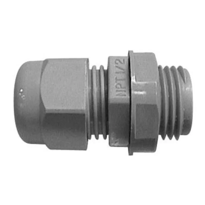 Cord Connector, 1/2″, Cord Range: .170 to .470″, Non-Metallic By Thomas & Betts LH50G