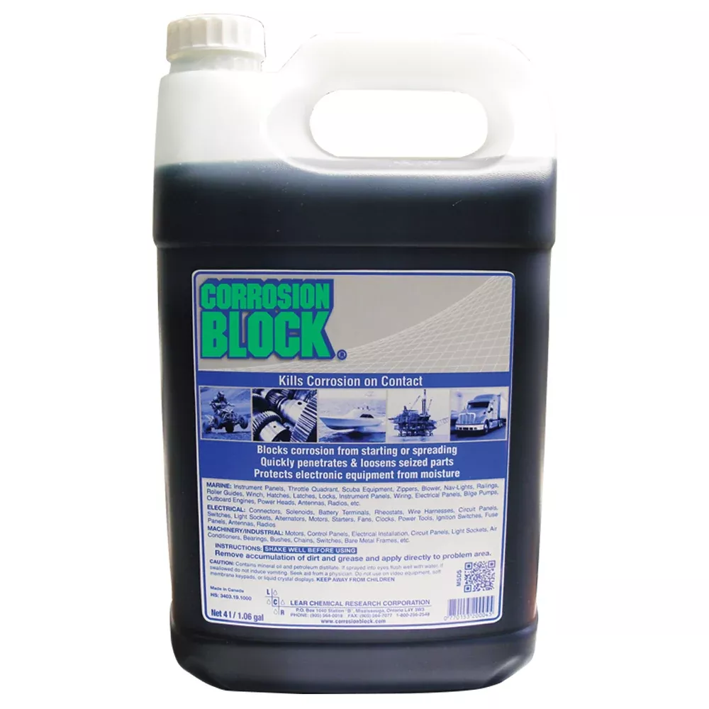 Corrosion Block Liquid 4-Liter Refill - Non-Hazmat, Non-FlammableNon-Toxic [20004]